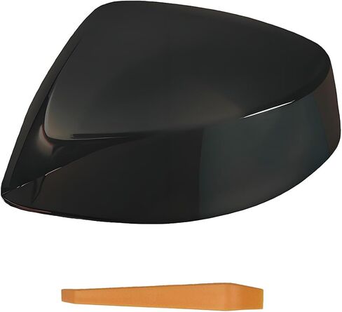 Passenger Right Side Mirror Cover Cap Compatible with Honda Civic 2012-2013 Glossy Black, Not Fit LX models in Saudi Arabia