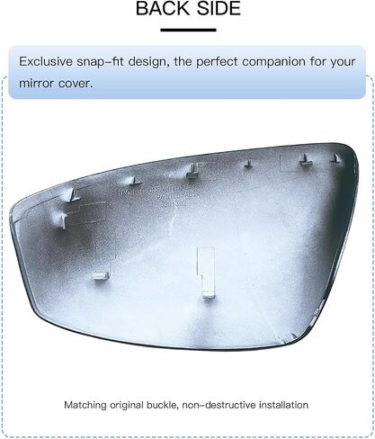 Passenger Right Side Mirror Cover Cap Compatible with Honda Civic 2012-2013 Glossy Black, Not Fit LX models in Saudi Arabia