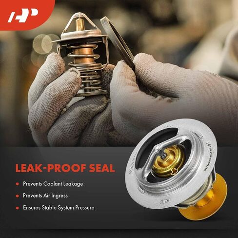 A-Premium Engine Coolant Thermostat with Seal Compatible with Ford & Lincoln Models - F-150, Explorer, Escape, Fusion, Edge, Transit-150, Mustang, Expedition, Bronco, MKZ, Navigator, Continental in Saudi Arabia