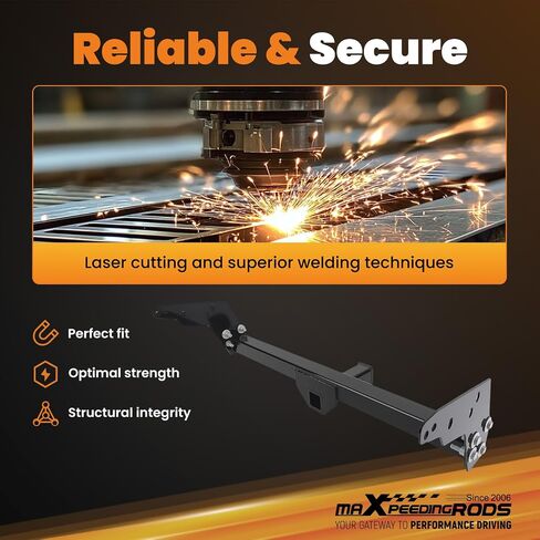 MaxPeedingRods Class 3 Trailer Hitch Receiver ، جهاز استقبال 2 بوصة ، عقبة Tow for Chevrolet Chevy S10 1983-2004 ، GMC S15 1983-1990 Sonoma 1991-2004 ، Isuzu Hombre 1996-2000 in Saudi Arabia