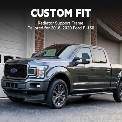 Front Bumper Grille Grill Assembly Compatible with 2018-2020 Ford F150 Shadow Black, Replacement for JL3Z8200SF in Kuwait