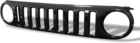 7422438083036 Compatible With 2007-2014 Toyota FJ Cruiser Glossy Black Vertical Front Bumper Grill Grille in Saudi Arabia