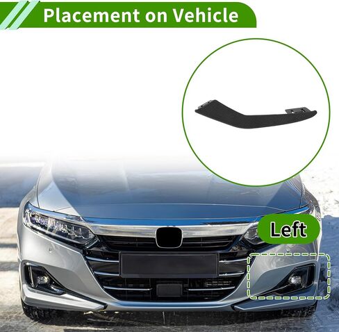 No.8148202840 Fog Light Grill for Toyota Corolla 2019-2021 Black Front Left Front Lower Bumper Fog Light Cover Inserts ABS 1 Pc in Saudi Arabia
