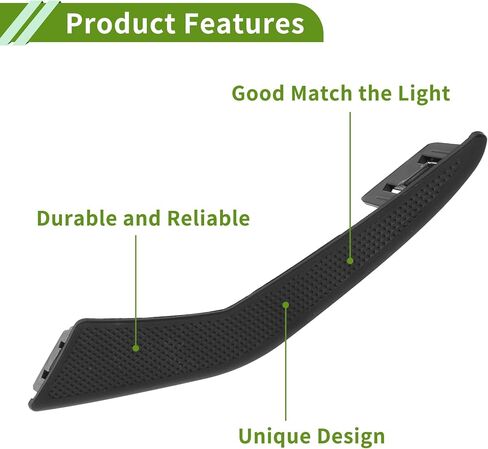 No.8148202840 Fog Light Grill for Toyota Corolla 2019-2021 Black Front Left Front Lower Bumper Fog Light Cover Inserts ABS 1 Pc in Saudi Arabia