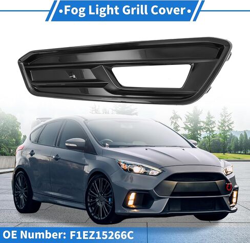 Acropix الضباب ضوء الشواية الأمامية السفلى مصباح الضباب الوفير إدراج No.f1ez15266c لفورد Focus St 2015-2018 أسود ABS 1 PCS السيارة اليمنى in Kuwait