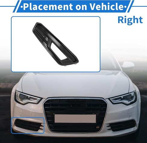Acropix الضباب ضوء الشواية الأمامية السفلى مصباح الضباب الوفير إدراج No.f1ez15266c لفورد Focus St 2015-2018 أسود ABS 1 PCS السيارة اليمنى in Kuwait