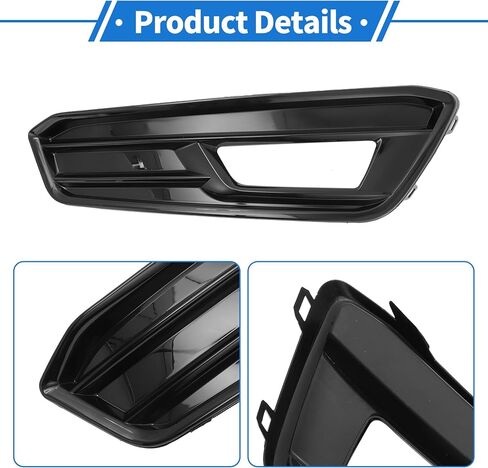 Acropix الضباب ضوء الشواية الأمامية السفلى مصباح الضباب الوفير إدراج No.f1ez15266c لفورد Focus St 2015-2018 أسود ABS 1 PCS السيارة اليمنى in Kuwait