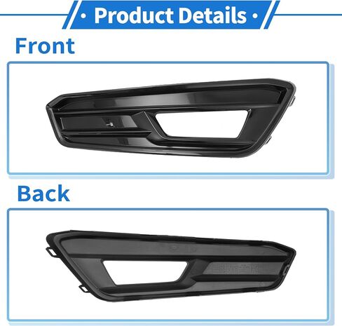 Acropix الضباب ضوء الشواية الأمامية السفلى مصباح الضباب الوفير إدراج No.f1ez15266c لفورد Focus St 2015-2018 أسود ABS 1 PCS السيارة اليمنى in Kuwait