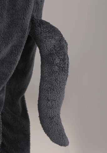 Wolf Jawesome Costume for Adults - Jumpsuit, Headpiece, and Foot Covers Set in Saudi Arabia