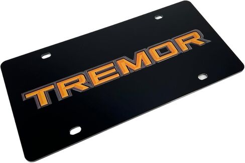 Compatible with Ford Tremor Badge - UV Emblem Etched - Laser-Tag Acrylic License Plate in Saudi Arabia