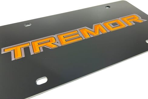 Compatible with Ford Tremor Badge - UV Emblem Etched - Laser-Tag Acrylic License Plate in Saudi Arabia