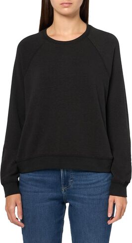 Volcom Women's Lived in Lounge Frenchie Raglan Crew Neck Fleece Sweatshirt in Saudi Arabia