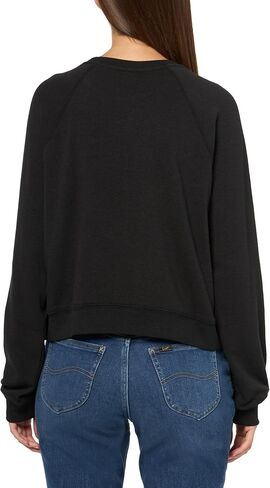 Volcom Women's Lived in Lounge Frenchie Raglan Crew Neck Fleece Sweatshirt in Saudi Arabia