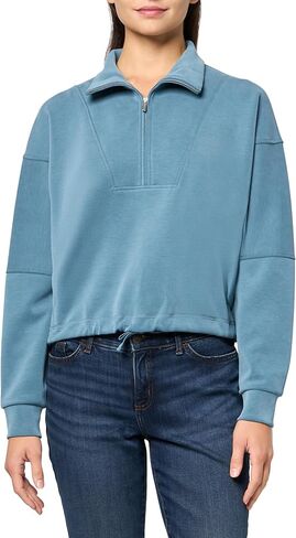 Sweaty Betty Women's Sand Wash Soft Half Zip Pullover Sweatshirt in Kuwait