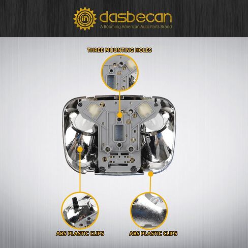 تجميع ضوء الخريطة الداخلية Dasbecan متوافق مع 1993-2004 Ford Ranger Dome Light يحل محل# F37Z1376B F37Z-13776-B in Saudi Arabia
