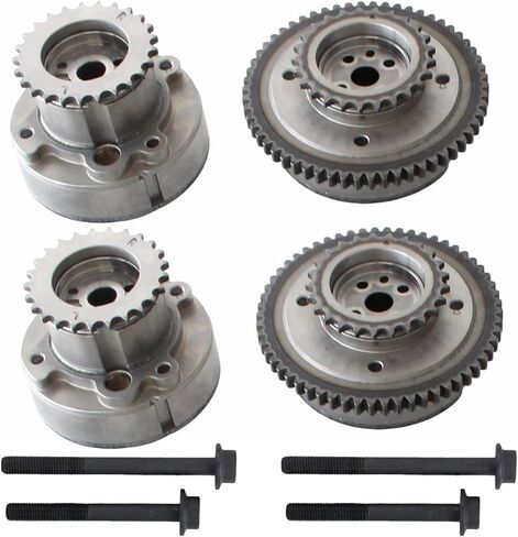 Intake＆Exhaust CVVT Sprockets Fit for Ford Edge Expedition Explorer F-150 Mustang Taurus Transit for Lincoln MKX Mark LT 3.5L 3.7L Engine Timing Camshaft Gear OE# AT4Z-6C525-B AT4Z-6256-B in Saudi Arabia