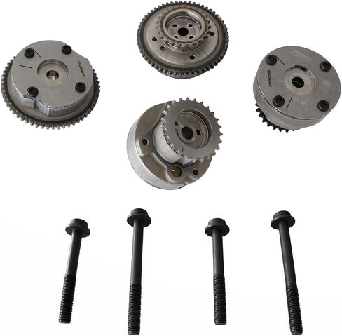 Intake＆Exhaust CVVT Sprockets Fit for Ford Edge Expedition Explorer F-150 Mustang Taurus Transit for Lincoln MKX Mark LT 3.5L 3.7L Engine Timing Camshaft Gear OE# AT4Z-6C525-B AT4Z-6256-B in Saudi Arabia