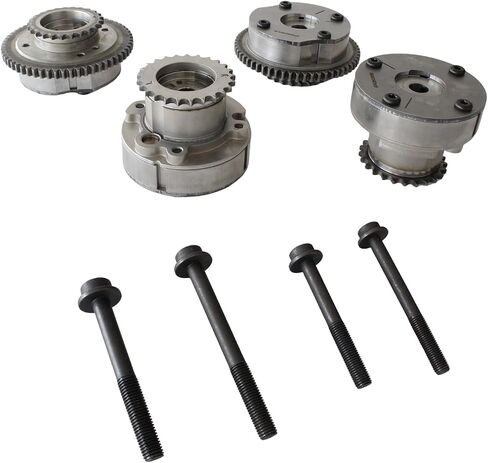 Intake＆Exhaust CVVT Sprockets Fit for Ford Edge Expedition Explorer F-150 Mustang Taurus Transit for Lincoln MKX Mark LT 3.5L 3.7L Engine Timing Camshaft Gear OE# AT4Z-6C525-B AT4Z-6256-B in Saudi Arabia