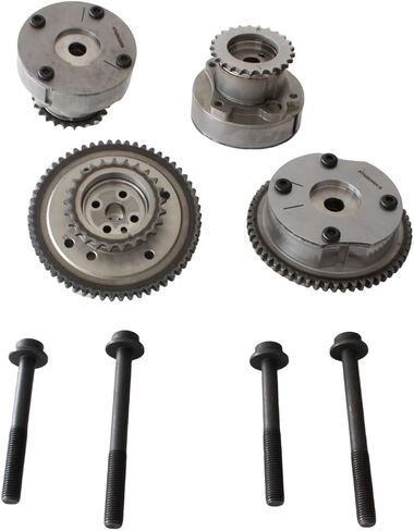 Intake＆Exhaust CVVT Sprockets Fit for Ford Edge Expedition Explorer F-150 Mustang Taurus Transit for Lincoln MKX Mark LT 3.5L 3.7L Engine Timing Camshaft Gear OE# AT4Z-6C525-B AT4Z-6256-B in Saudi Arabia