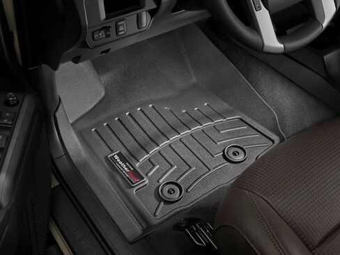 Weathertech مخصص Floirliners لتويوتا تاكوما - الصف الأول (448671) ، أسود in Kuwait