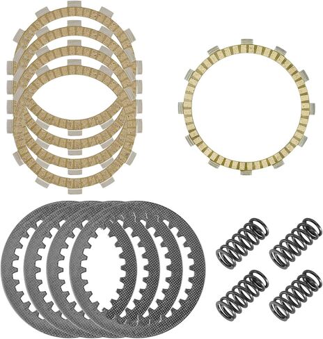 Caltric Clutch Friction Steel Steal Plates and Springs Kit متوافقة مع Suzuki GZ250 Marauder 1999-2010 in Saudi Arabia