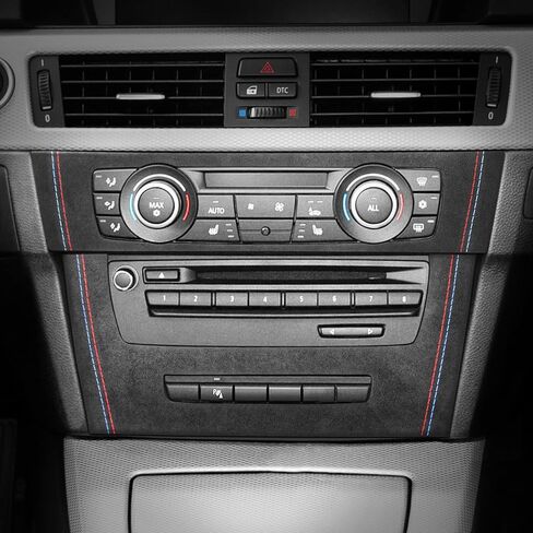 BETTERHUMZ Car Front Air Condition Outlet Frame Trim Cover for BMW E90 E91 E92 E93 3 Series 2005-2012 325i 320i 318i for Alcantara Center Console Panel Sticker Car Molding Accessories in Kuwait