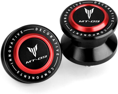 M6 Motorcycle Swingarm Spools Slider Compatible With YAMAHA MT09 SP 2014-2021 2022 2023 2024 | Swing Arm Stand Bobbins Screws MT-09 MT 09 SP Accessories (black-3) in Saudi Arabia