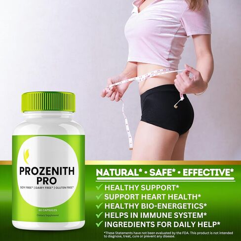 الأصلي Prozenith Pro Capsules Advance Premium Formula ، المكونات الطبيعية للصحة العامة ونمط الحياة المتوازن | الملح الوردي prozeniths | 60 كبسولات كل زجاجة (حزمة 1) in Kuwait