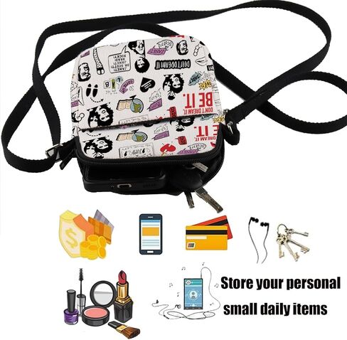 Pxtidy Horror شخصيات Crossbody Bag Horror صورة تلفزيونية عرض الحزب عاشق الهدايا التلفزيونية البضائع in Saudi Arabia