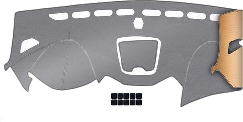 KEYOOG Dashboard Cover Dash Mat Fit for Hy-undai Sonata 2014-2011 (for Left Hand Drive),Car Dash Board Mat Anti-Glare Carpet,Non-Slip Pad Sunshield Protector (Flannel) in Kuwait