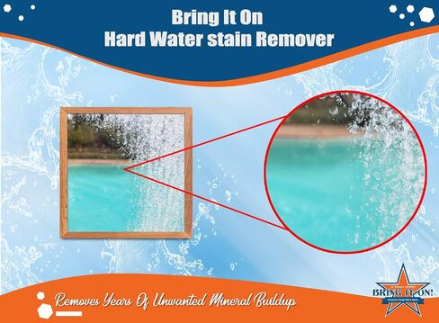 Bring It On Cleaner Hard Water Stain Remover, Shower Door Cleaner Plus Scrubbing Drill Pads in Saudi Arabia