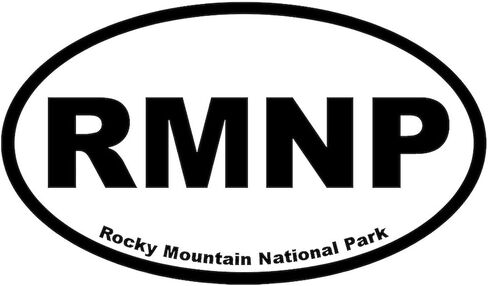 Cafepress Rocky Mountain National Park Oval Sticker Oval Car Sticker in Kuwait