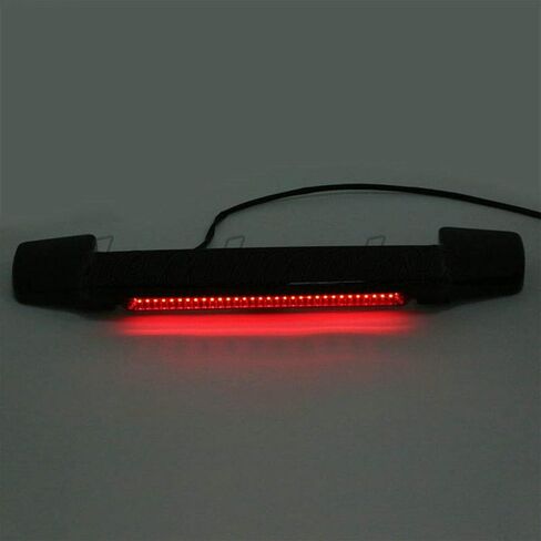 TCMT Vivid Black LED Light Spoiler Trunk Fits For Harley King Razor Chopped Tour Pack Touring Road King Road Glide Street Glide Electra Glide Ultra Classic 1997-2013 in Saudi Arabia