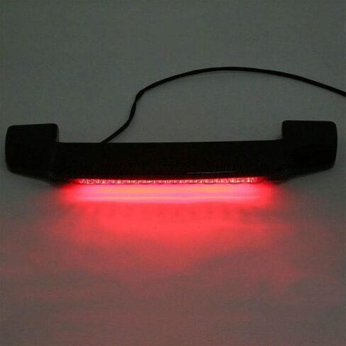 TCMT Vivid Black LED Light Spoiler Trunk Fits For Harley King Razor Chopped Tour Pack Touring Road King Road Glide Street Glide Electra Glide Ultra Classic 1997-2013 in Saudi Arabia