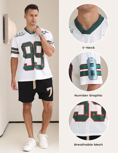 yimoon mens jersey قمصان كبيرة الحجم كبيرة الحجم المحملات الشبكية قصيرة الأكمام in Saudi Arabia