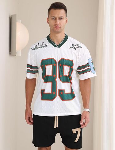 yimoon mens jersey قمصان كبيرة الحجم كبيرة الحجم المحملات الشبكية قصيرة الأكمام in Saudi Arabia