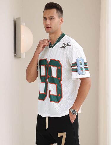 yimoon mens jersey قمصان كبيرة الحجم كبيرة الحجم المحملات الشبكية قصيرة الأكمام in Saudi Arabia