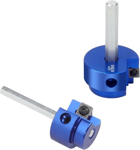 XJX 6-Piece PVC Pipe Reamer Kit, 3/4", 1", 1-1/2", 2", 3", 4" Head PVC Fitting Socket Saver with PPR75, PPR100, PPR150, PPR200, PPR300 and PPR400 fit into standard 1/2" drills in Saudi Arabia