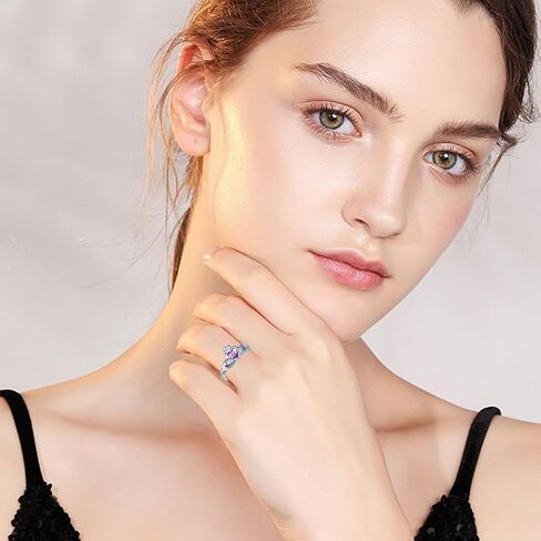 Sterling Silver Claddagh Ring for Women Celtic Irish Claddagh Birthstone Engagement Promise Ring in Kuwait