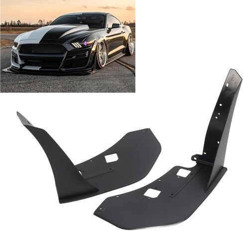 المفسد الأمامي المصد المفسد الأسود يمنع الاصطدام الجانبي الجناح الأمامي لـ GT500 2014-2021 in Saudi Arabia