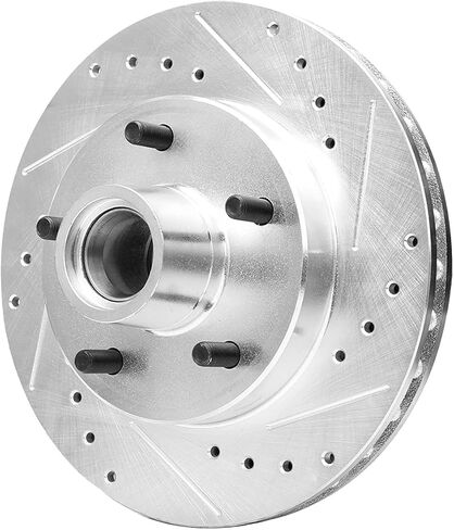 Detroit Axle-دوارات الفرامل الأمامية لـ 2-WHEEL ABS-1994-2001 Ford E-150 Econoline ، 1994-1996 F-150 RWD-11.73 "استبدال دوار فرامل القرص in Kuwait