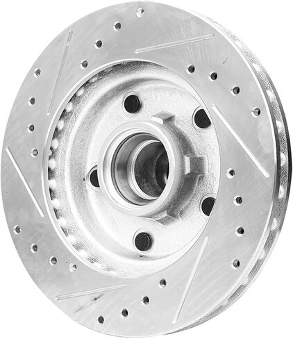 Detroit Axle-دوارات الفرامل الأمامية لـ 2-WHEEL ABS-1994-2001 Ford E-150 Econoline ، 1994-1996 F-150 RWD-11.73 "استبدال دوار فرامل القرص in Kuwait