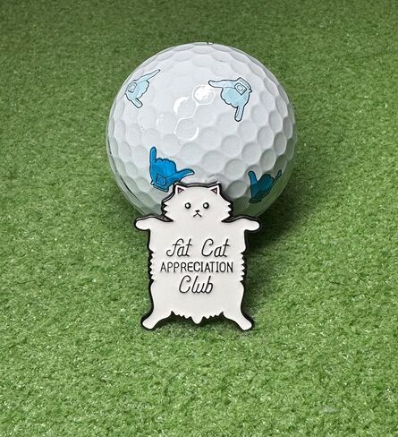 Tiger Head Golf Ball Marker with Hat Clip - Animal Golf Ball Marker - Permium Quality - Golf Accessories - Golf Gift - Magnatic Golf Ball Marker - Fun Design in Saudi Arabia