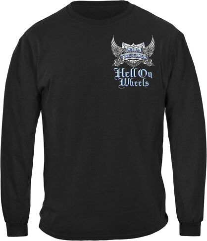 Trucker Hell on Wheels T Shirt RN2336 in Kuwait