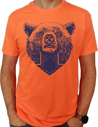 Bear Down Hand-Drawn, Hand Printed T-Shirt in Kuwait