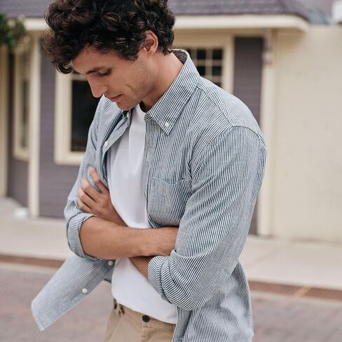 Lands' End Men's Short Sleeve American-Grown Supima Cotton Tee in Saudi Arabia