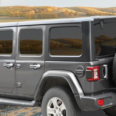 for Jeep JL Tailgate Door Handle Cover Trim Bowl Fit for Jeep Wrangler JL JLU 2018 up 4DR Chrome Exterior Accessories 10pcs in Saudi Arabia