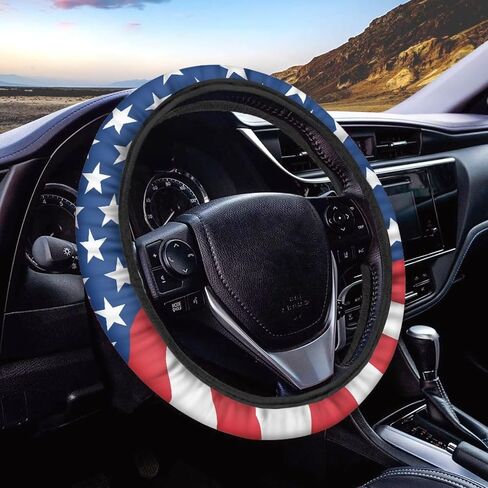 Wheel Covers Protection Full Surround Automotive Interior Non-Slip 15 Inches Butterfly Gray Tie-Dye Steering Decor Universal 15 inch for Women Men in Kuwait