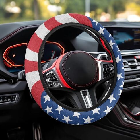 Wheel Covers Protection Full Surround Automotive Interior Non-Slip 15 Inches Butterfly Gray Tie-Dye Steering Decor Universal 15 inch for Women Men in Kuwait
