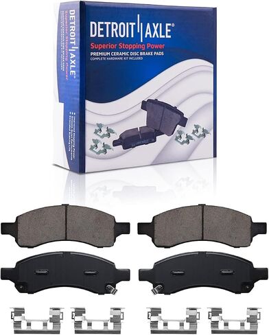 Detroit Axle-مجموعة الفرامل لـ 09-12 Chevy Colorado GMC Canyon Front Brake Rotors Ceramic Brakes Pads 2009 2010 2011 2012 Brake Brake Brake Brake Ships Semi-Metallic Brake Prake Brake 6 Lug in Saudi Arabia